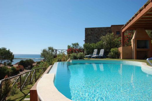 Home plunge pool swimming space in garden