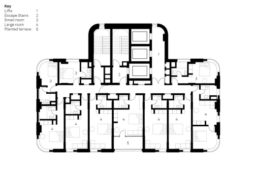 Gore Street aparthotel building plan