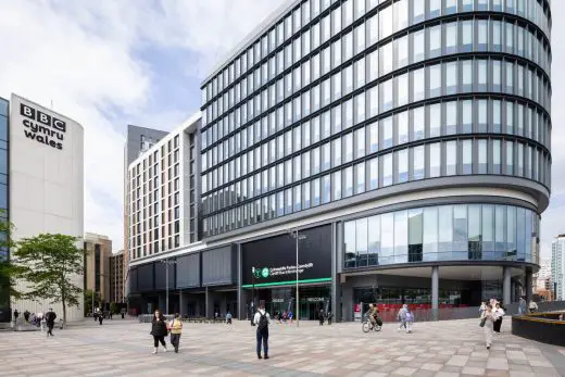 Metro Central Cardiff Bus Interchange building