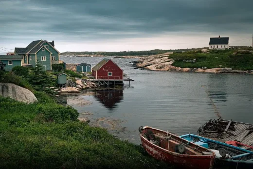 Peggys Cove, Canada - building siding maintenance needs