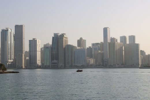 Sharjah skyline revolution, UAE buildings