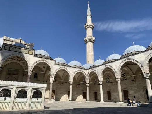 Suleymaniye Mosque Istanbul courtyard