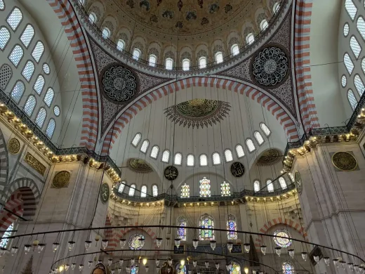 Suleymaniye Mosque Istanbul interior