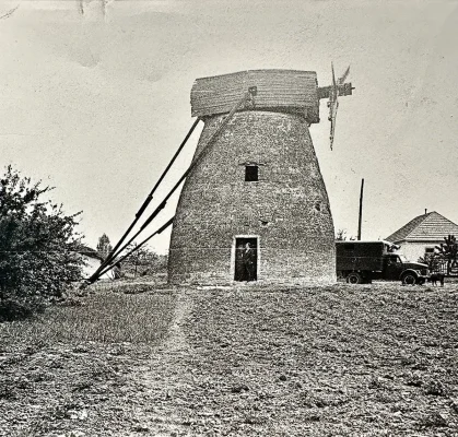 Traditional Windmill Restoration Kherson Ukraine