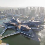 Zaha Hdid Architects - Zhuhai Jinwan Civic Art Centre building