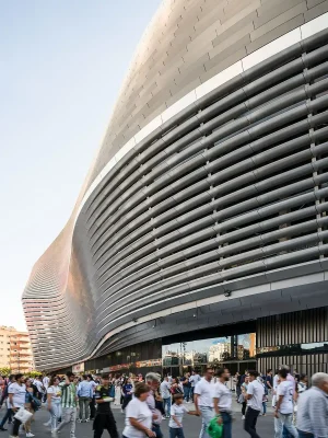 Santiago Bernabéu Stadium Real Madrid FC building