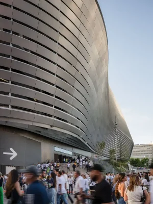 Santiago Bernabéu Stadium Real Madrid FC building