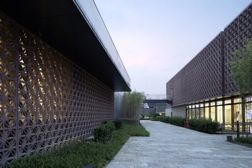 Cai Yuanpei Square and Jiemin Library Zhejiang China