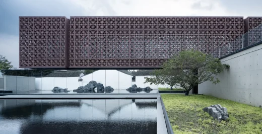 Cai Yuanpei Square and Jiemin Library Shaoxing Zhejiang