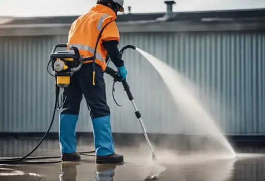 Pressure washing your roof cleaning work