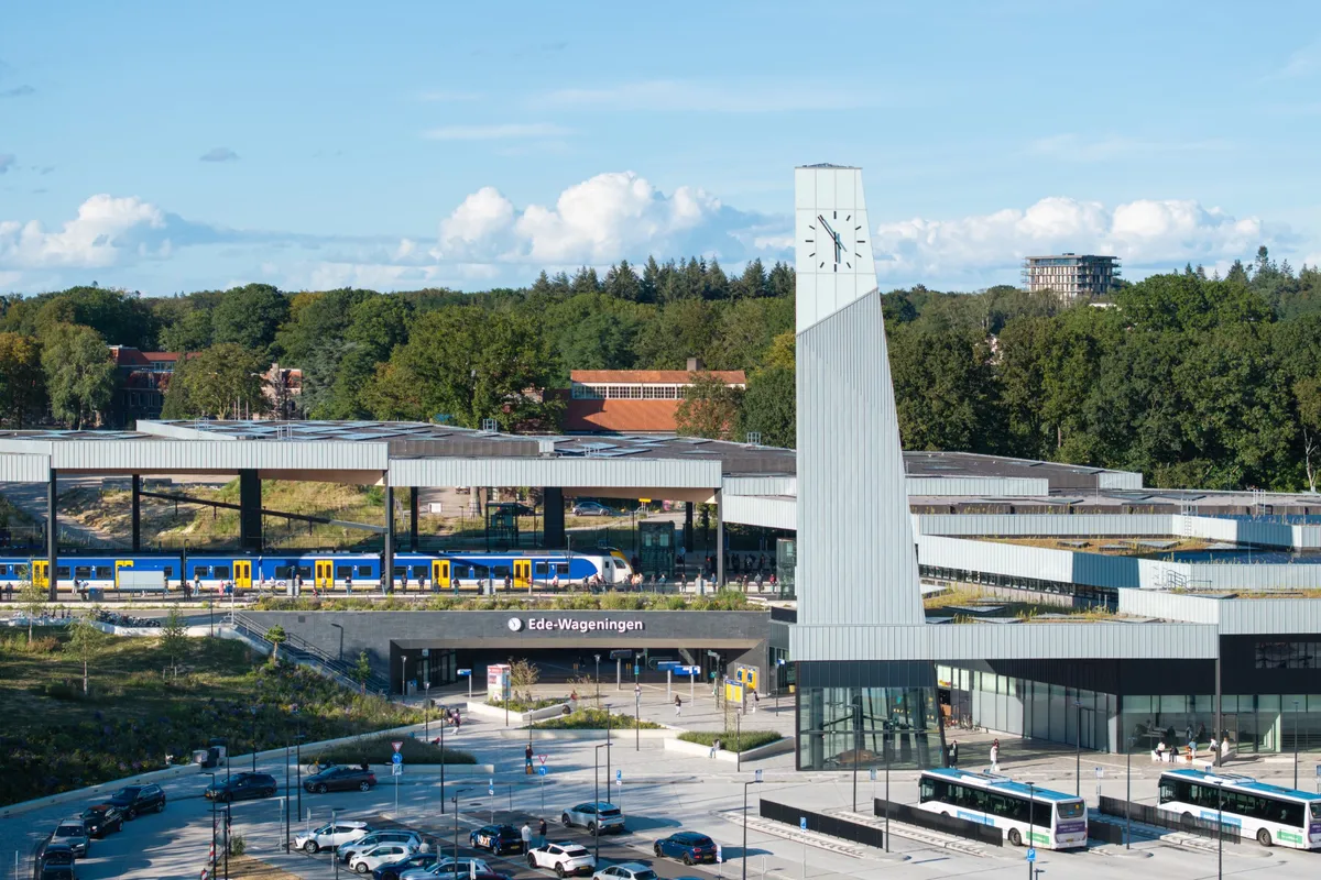 Treinstation Ede-Wageningen, Nederland