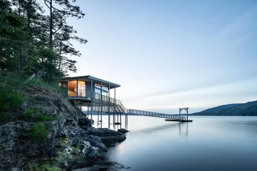 San Juan Islands Boathouse Washington State