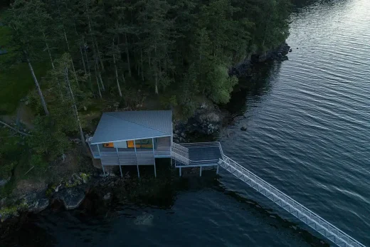 San Juan Islands Boathouse Washington State