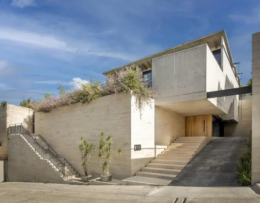 Brutalist House Mexico City property