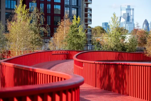 Canada Dock Pedestrian Bridge London England