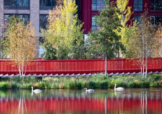 Canada Dock Pedestrian Bridge London England