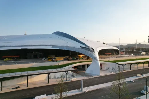 Lishui Airport building design by MAD Architects