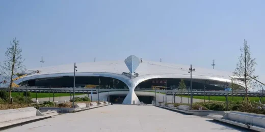 Lishui Airport building design by MAD Architects